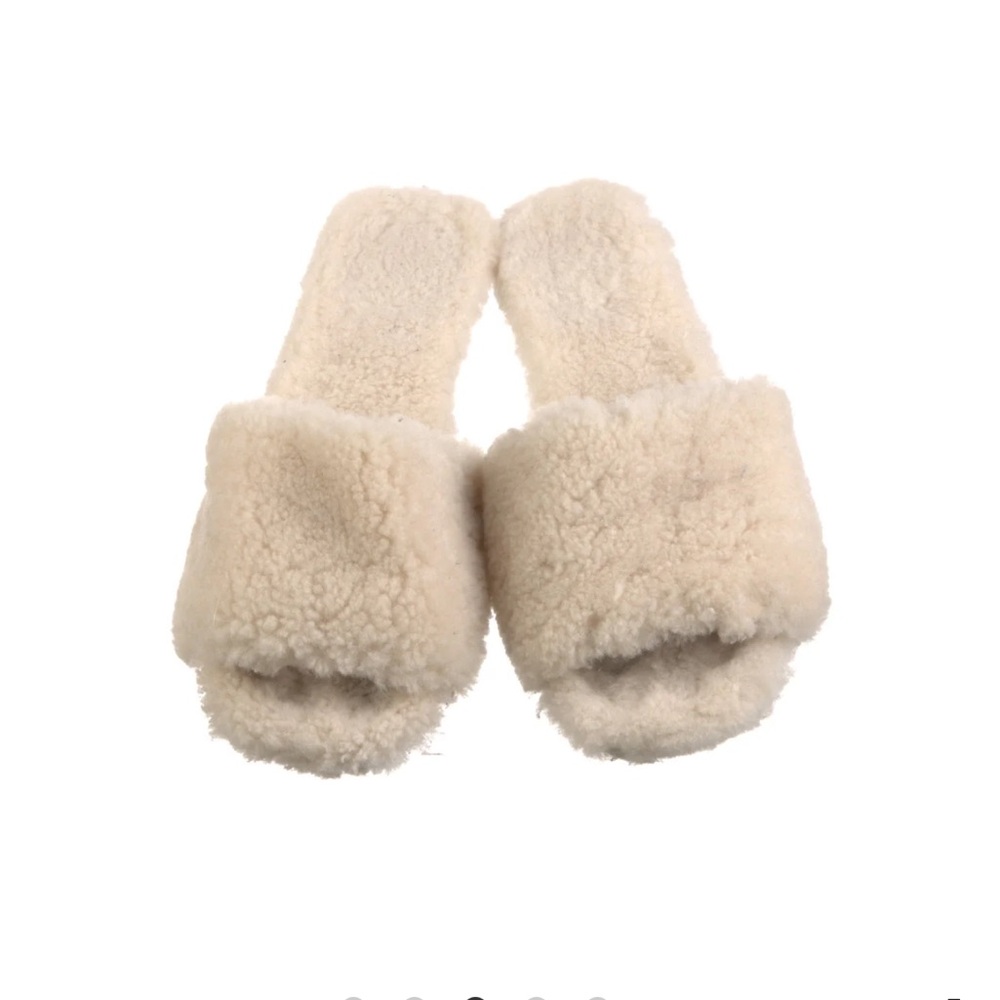 RAYE Shearling Slides - image 1